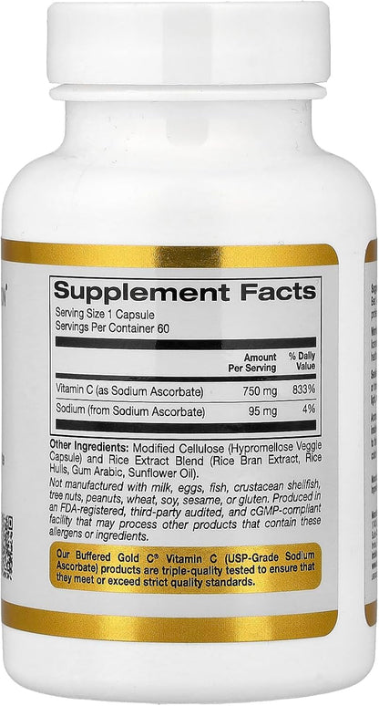 California Gold Nutrition Buffered Gold C, – El funcionamiento normal del sistema inmunitario. – Image 2