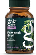 Gaia Herbs Semilla de Fenogreco - 60 Cápsulas Líquidas Veganas