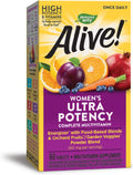 Nature's Way Alive! Women’s Ultra Potency, Multivitamínico Completo para Mujeres, 60 Comprimidos