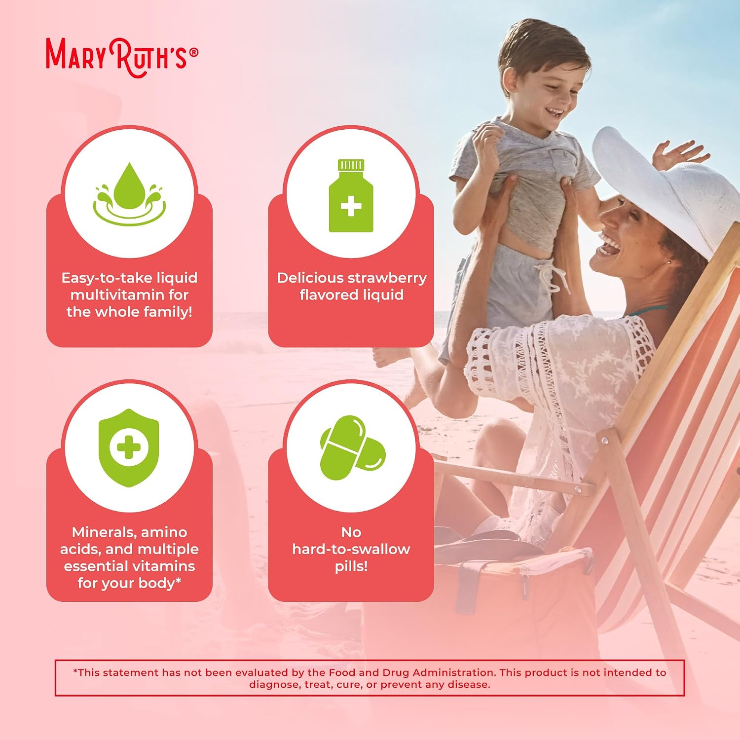 MaryRuth's Multivitamínico Líquido Esenciales+ 946 ml