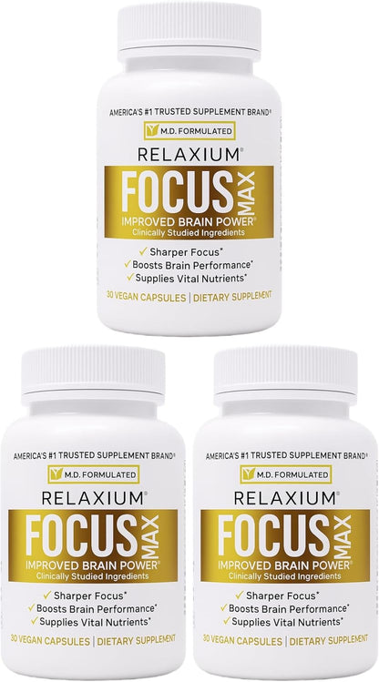 Relaxium FocusMax, Suplemento para la Salud – Apoyo a la concentración: Ayuda a mantener el enfoque en actividades – Image 9