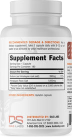 Bucked Up Sal del Himalaya 1000mg Cápsulas, Bucked Up Essentials (180 Cápsulas)