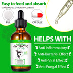 Antibióticos Naturales para Perros - Suplemento para Alergias y Picores con Vinagre de Manzana, Ajo, Pau D'Arco y Sello de Oro - Sabor a Bacon - 2 x 60ml