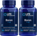 Life Extension Boro 3 mg, 180 Cápsulas (Paquete de 2)