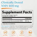 Doctor's Best NMN 200 mg - Suplemento de Nicotinamida Mononucleótido Beta - Apoyo a la Producción de NAD+ y Energía Celular - 60 Cápsulas Veganas