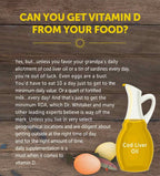Dr. Whitaker's BeyonD3 - Vitamina D3 5000 UI con K2, Magnesio, Zinc y Boro - 30 Cápsulas