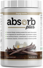 Isolate Protein - Suplemento dietético para mejorar la salud intestinal y aporte nutricional extra, sin OMG, sin gluten, sin lactosa, sin caseína (2.2 lbs, Vainilla Simple)