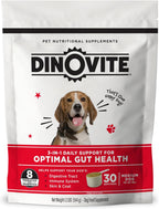 Dinovite Probióticos para Perros, Polvo Probiótico para Perros Pequeños (1-18 lb), Salud Digestiva y Piel con Omega-3, 30 Porciones