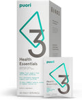 Puori P3 Health Essentials: Complejo de Magnesio, Zinc, Omega 3 y Vitamina D3 - Multivitamínico Diario para Hombres y Mujeres - 30 Sobres