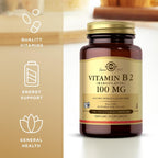 Solgar Vitamina B2 (Riboflavina) 100mg - 100 Cápsulas Vegetales