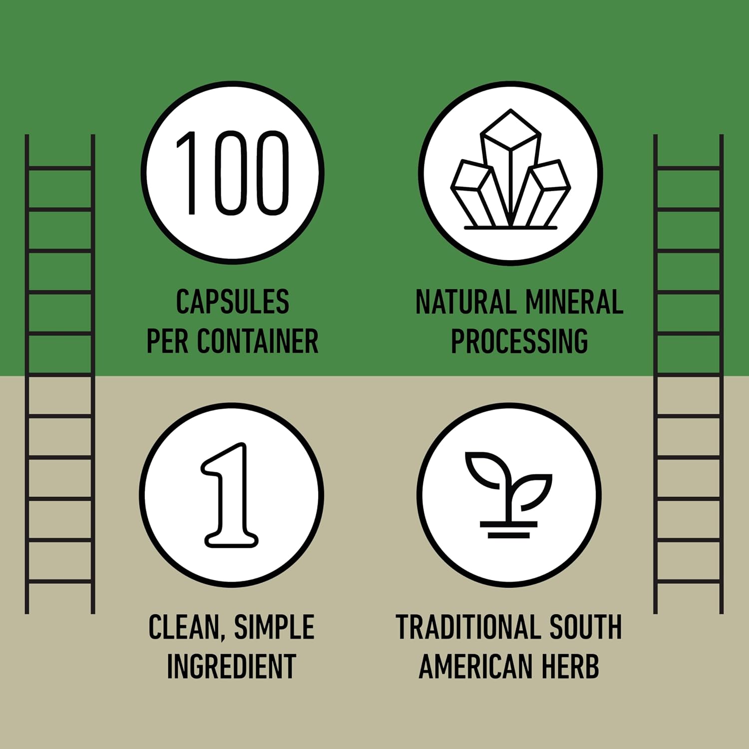 Chanca Piedra Orgánica Cápsulas 500mg - Extracto de Phyllanthus Niruri, 100 Cápsulas Veganas