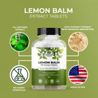 Extracto de Melisa (Lemon Balm) 10X 200 mg - 30 Tabletas
