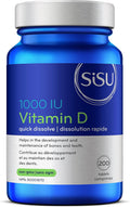 Sisu Vitamina D3 1000 UI, 200 comprimidos