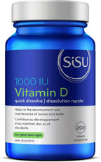 Sisu Vitamina D3 1000 UI, 200 comprimidos