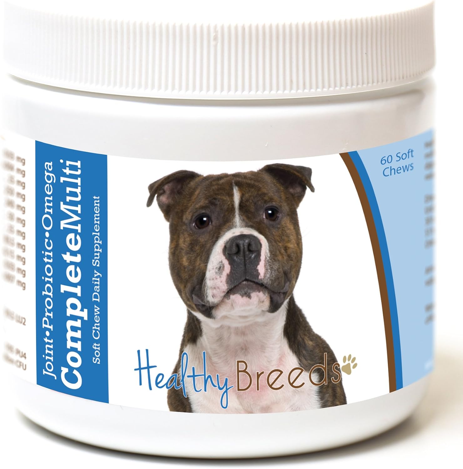Healthy Breeds Multivitamínico Completo para Perros Staffordshire Bull Terrier - 60 Masticables