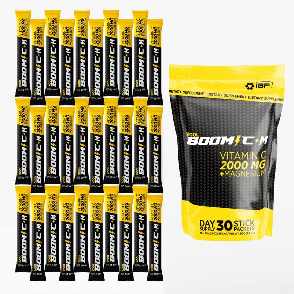 Kool Boom C+M Vitamina C 2000 mg + Magnesio - 30 Sobres