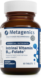 Metagenics Intrinsi B12-Folate - Metilcobalamina y L-5-MTHF con Factor Intrínseco - 60 Comprimidos