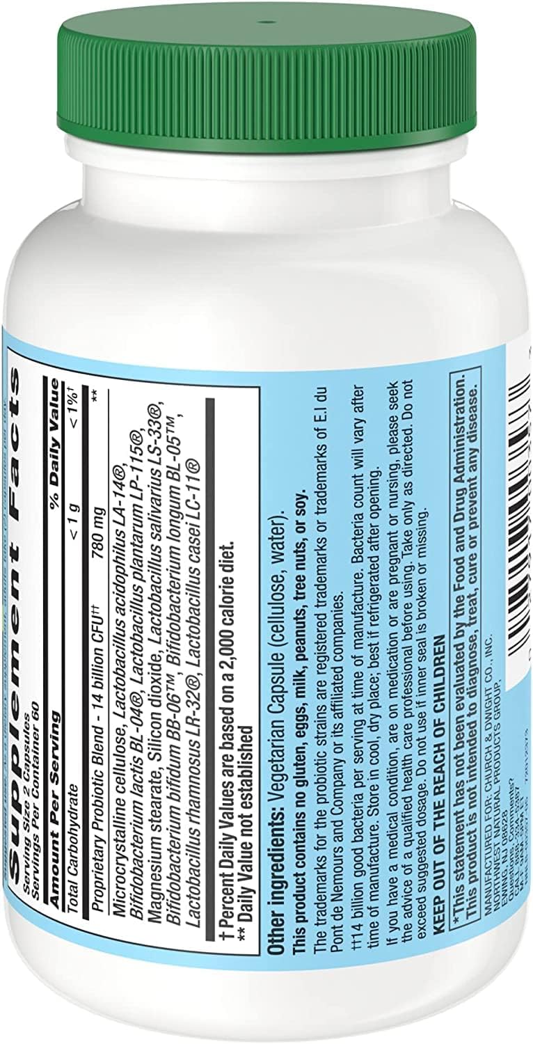 Nutrition Now Pb8 Acidophilus - 120 Cápsulas Vegetarianas