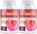 Suplemento Cardiovascular 3000mg – Vitaminas, Probióticos, Omega-3 y CoQ10 – Mezcla Sinérgica para Adultos – 90 Cápsulas Blandas