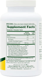 NaturesPlus Lovites - 90 Comprimidos Masticables con Forma de Corazón - 500 mg de Vitamina C - Sabor Natural a Fruta - Vegano, Sin Gluten