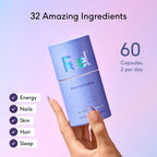FEEL Multivitamínico Diario con 32 Ingredientes Activos - 60 Cápsulas - Complejo Vitamínico Vegano con Vitaminas y Minerales de Alta Biodisponibilidad