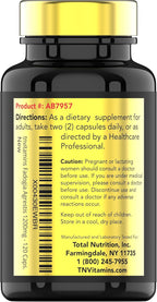 Fadogia Agrestis 1200 mg - 120 Cápsulas | Extracto Ultra Potente para Hombres