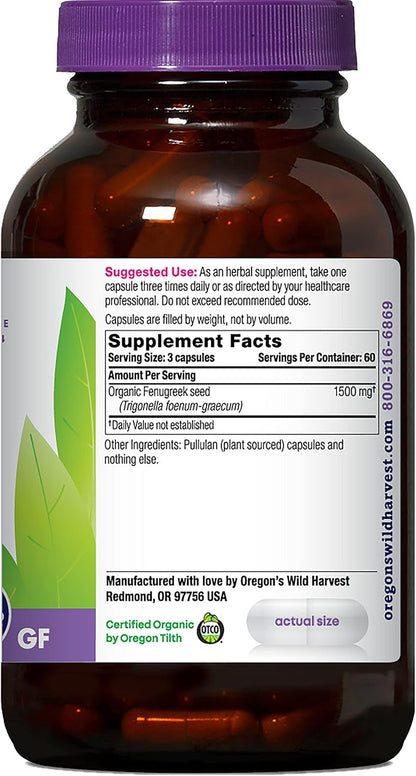 Oregon's Wild Harvest Fenogreco Orgánico - – Verificado No-GMO: Certificado por SGS, un laboratorio externo – Image 2