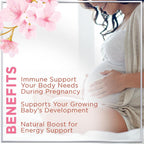 Vitaminas Prenatales con Ácido Fólico + Omega 3 DHA - 60 Cápsulas Blandas