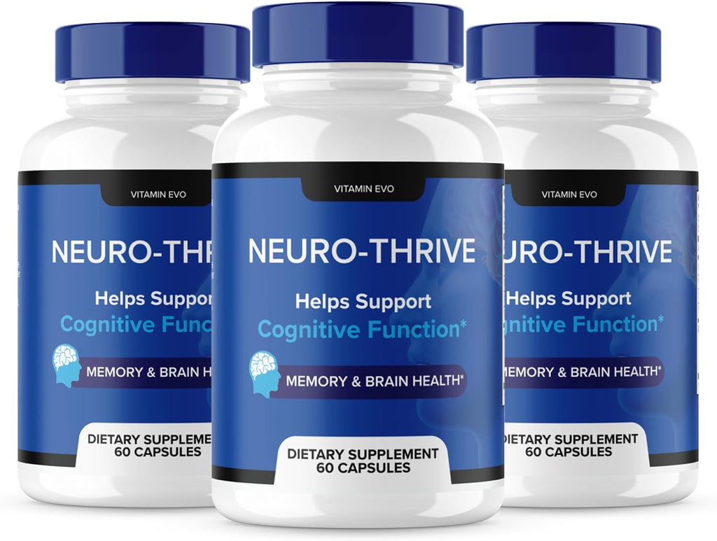 Neuro Thrive Brain Supplement – 3 Pack (180 Cápsulas)
