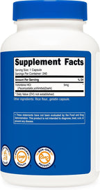Nutricost Yohimbine HCl 5mg, 240 cápsulas de máxima potencia