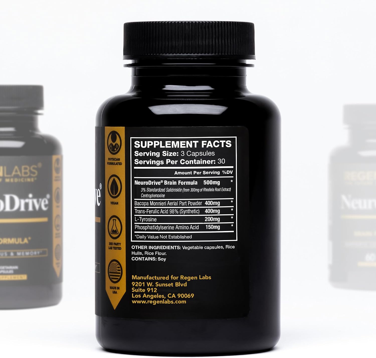 NeuroDrive Memory & Focus Supplement - 90 Cápsulas