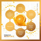 Complemento de Vitamina C de Alimentos Integrales 675 mg – Complejo de Vitamina C de Origen Vegetal con Naranjas Orgánicas, Acerola y Cofactores Naturales – Apoyo Inmunitario y Antioxidante – Vegano – 120 Cápsulas