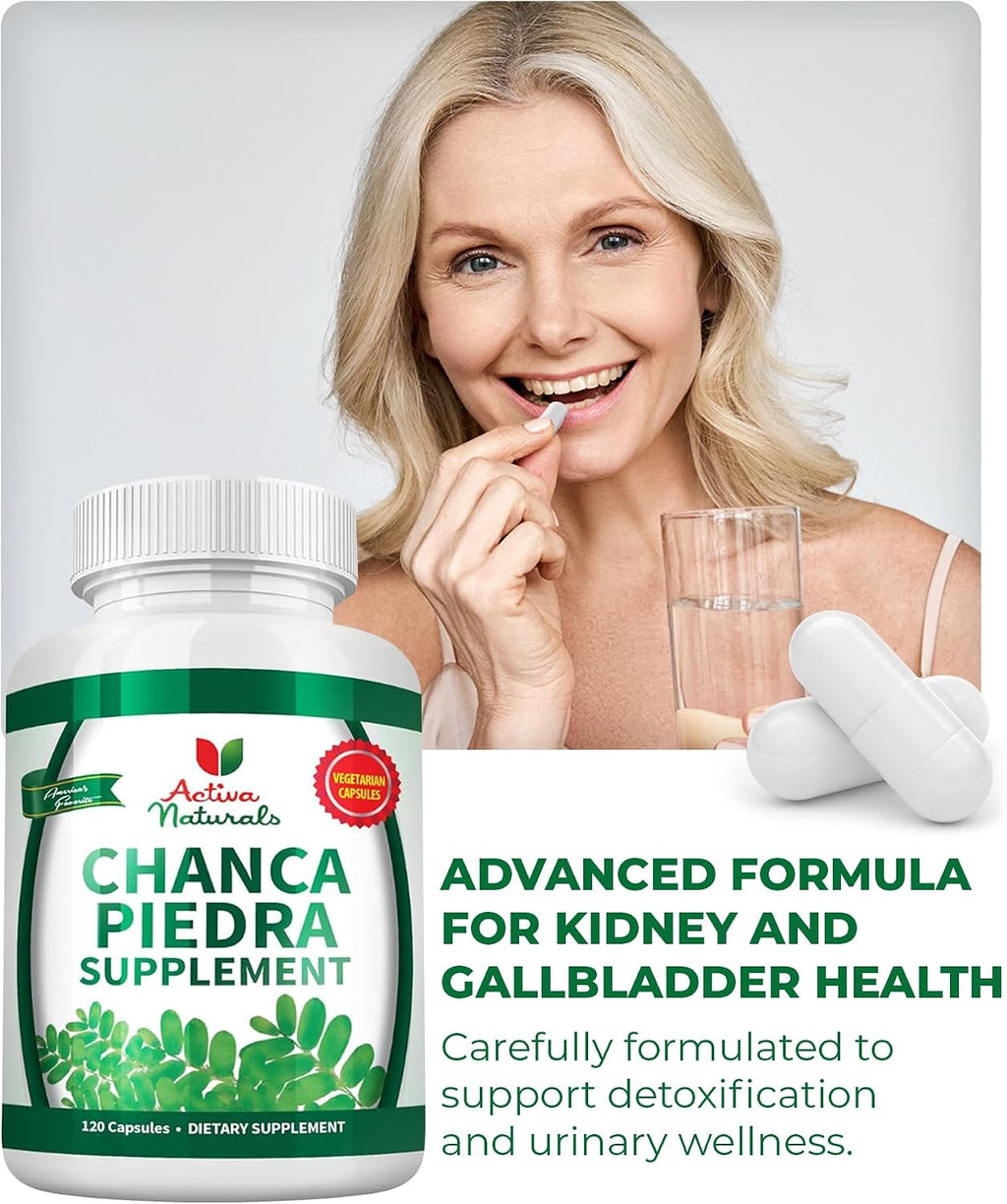 Chanca Piedra 500 mg – 120 Cápsulas Vegetales – Extracto de Phyllanthus Niruri