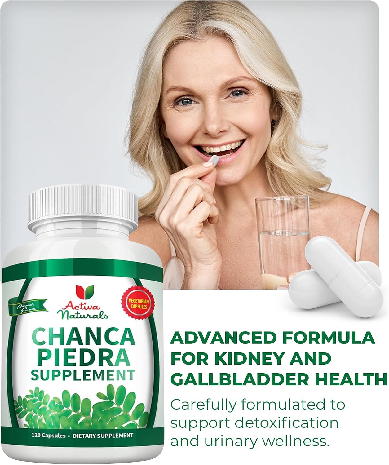 Chanca Piedra 500 mg – 120 Cápsulas Vegetales – Extracto de Phyllanthus Niruri