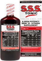 S.S.S. Tonic, Complemento de Hierro y Vitaminas B, Alta Potencia, 296 ml