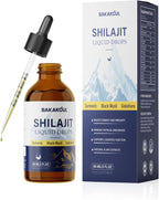Shilajit Liquid Drops con Ashwagandha, Cúrcuma y Black Musli - Paquete de 2