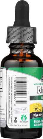 Extracto de raíz de Rhodiola Rosea 30 ml - Sin alcohol - Nature's Answer