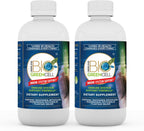 Immune Bio Green Cell - 2 Pack (2 x 240 ml) - Suplemento Líquido con Vitamina C, Carqueja, Romero y Llantén Mayor - No-GMO, Vegano, Sin Gluten