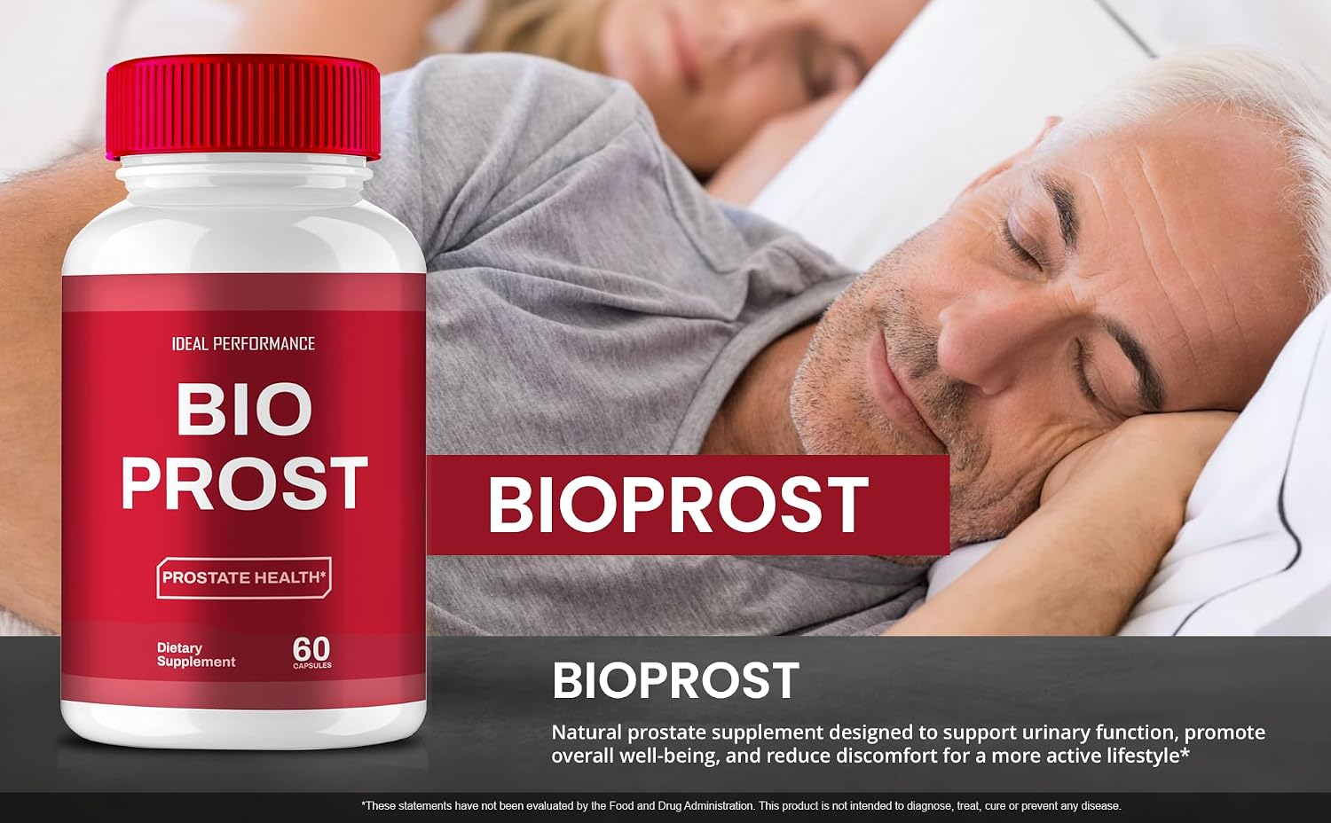 IDEAL PERFORMANCE Bioprost Capsules - Apoyo Prostático Natural (60 Cápsulas)