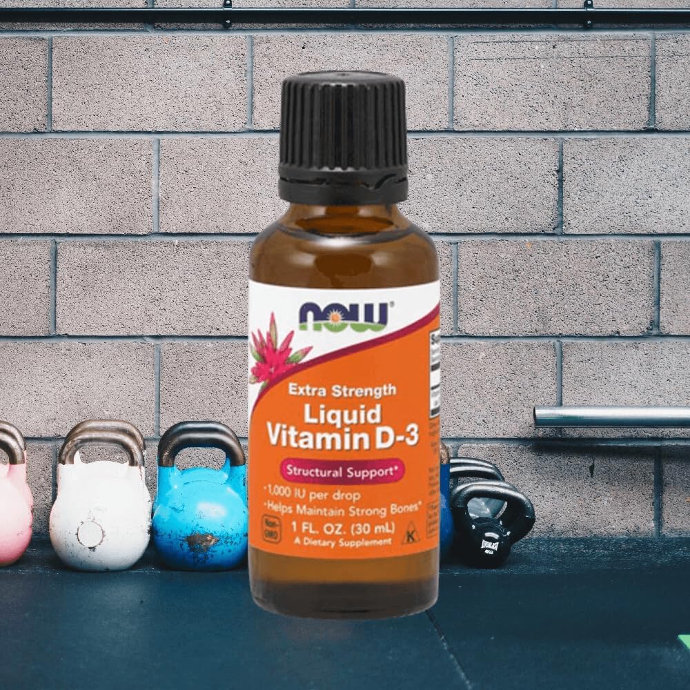 NOW Foods Liquid Vitamin D-3, Extra Strength, 1 fl oz (30 ml)