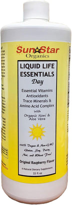 Sun Star Organics Multivitaminas Líquidas con Noni y Aloe Vera, 33 fl oz