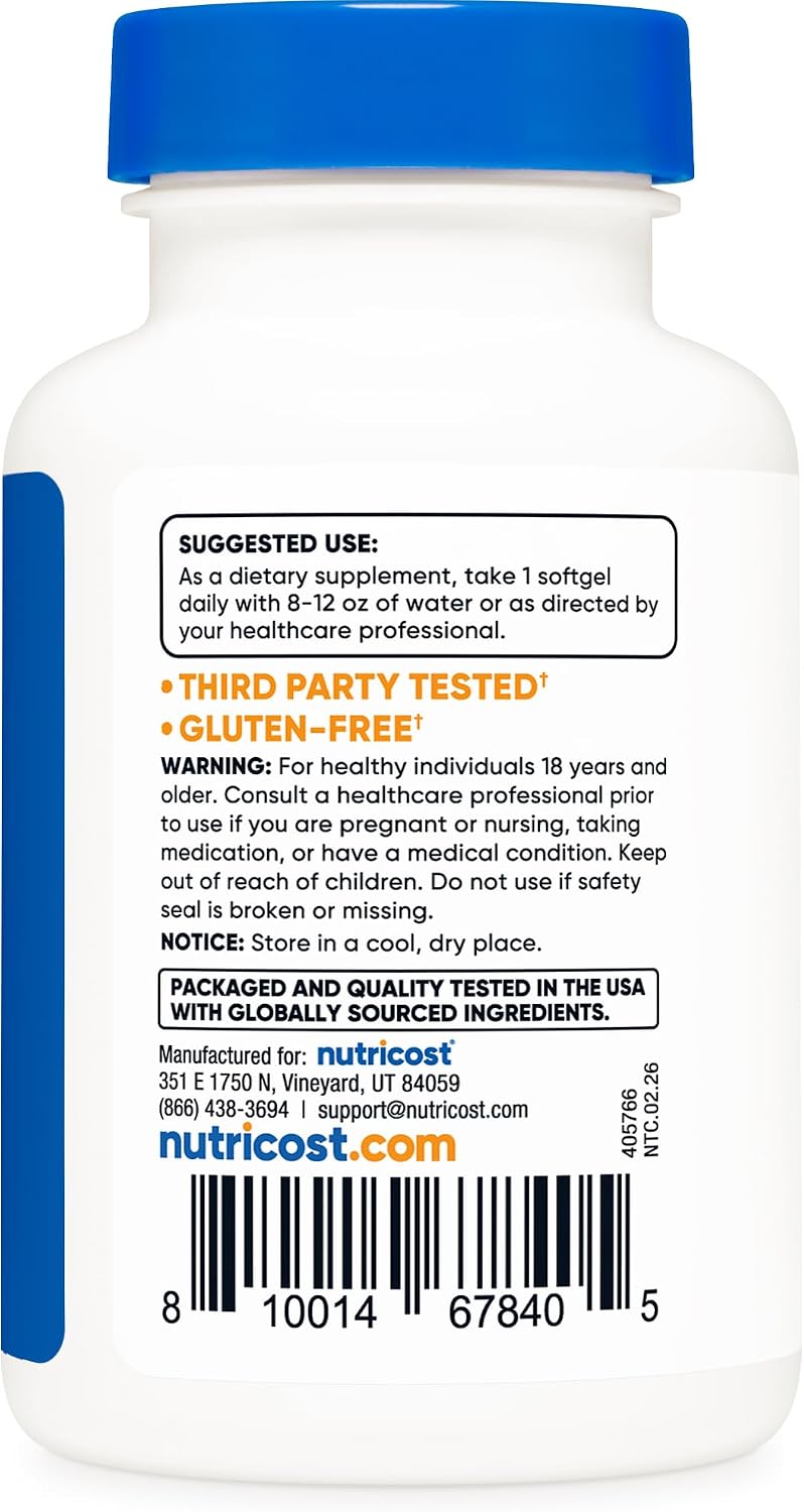Nutricost Licopeno 50 mg - 60 Cápsulas Blandas