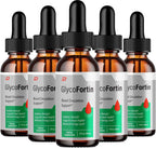 Indelo Glyco Fortin Drops Healthy Formula - Gotas de suplemento dietético - Fórmula extra fuerte (5 envases)