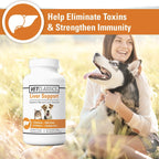 Vet Classics Liver Support – Suplemento Hepático para Perros y Gatos – 60 Comprimidos Masticables