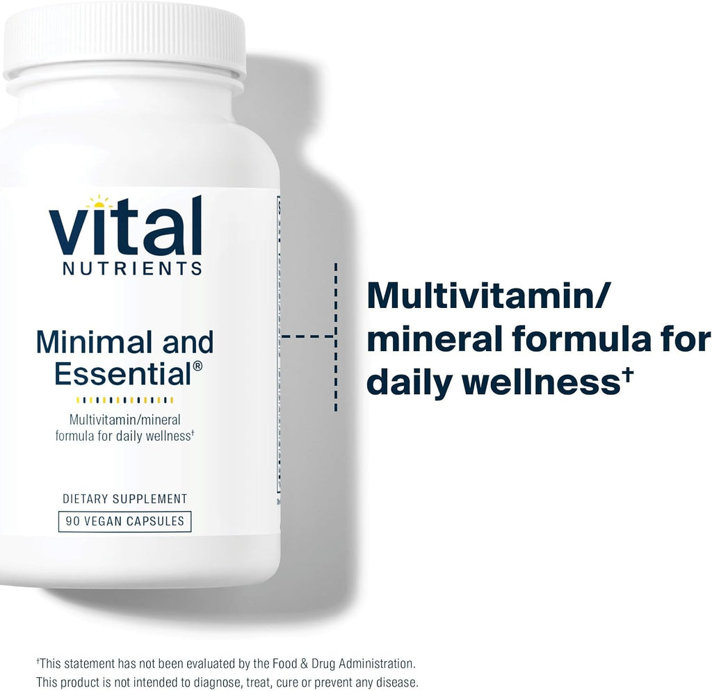 Vital Nutrients Multivitamínico Minimal y Esencial - 90 Cápsulas