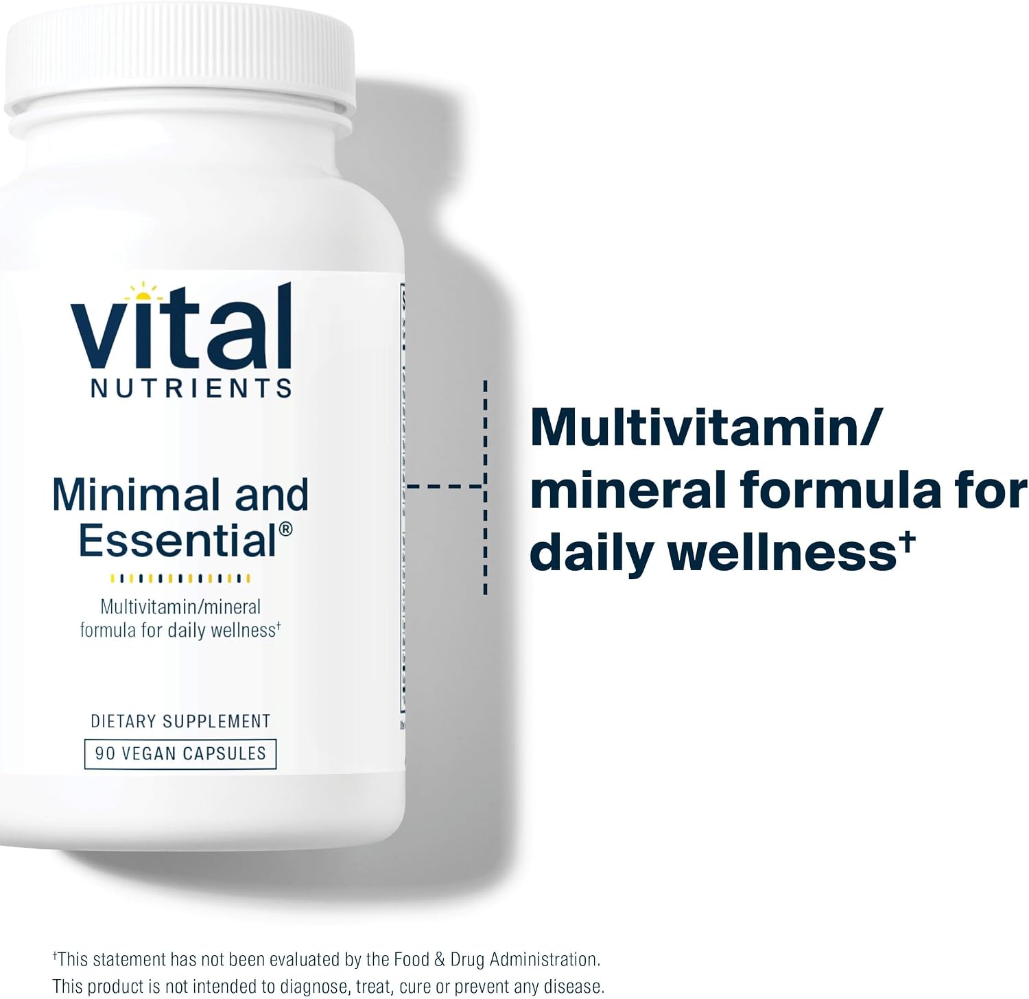 Vital Nutrients Multivitamínico Minimal y Esencial - 90 Cápsulas