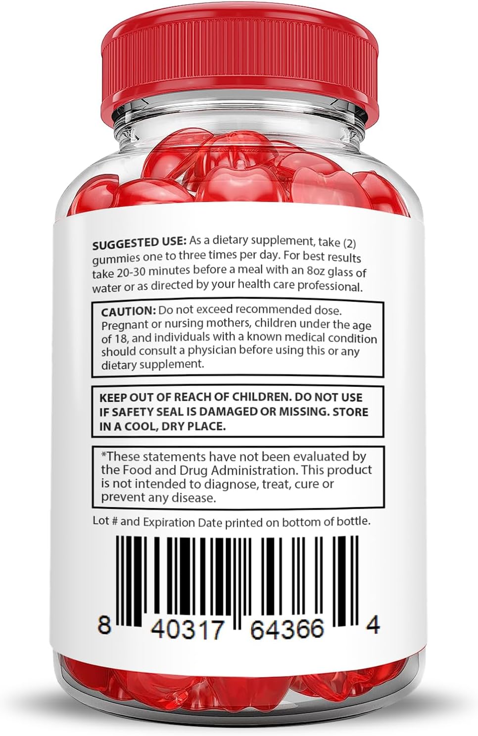 Justified Laboratories Vital Grow XL Gummies (1000 mg) - 60 Gomitas, Pack de 2 - con Vinagre de Manzana, Folato y Vitamina B12 - No GMO, Vegano, Sin Gluten - 60 Porciones