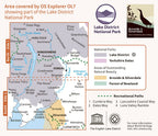 Mapa de exploración OS del Distrito de los Lagos OL7 La zona sureste de los Lagos ingleses: Windermere, Kendal y Silverdale