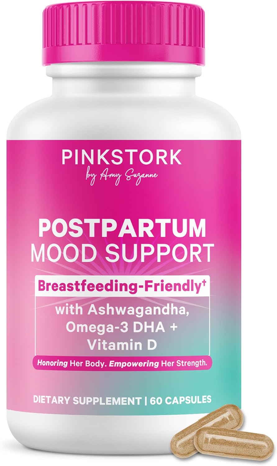 Pink Stork Apoyo Posparto - Suplemento para el Estado de Ánimo - 30 Días
