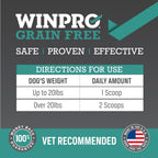 WINPRO Probiótico en Polvo para Perros - Complemento con Plasma, Prebióticos y Probióticos, 60 Dosis